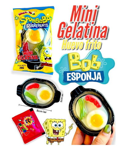 Huevo frito bob esponja x40u
