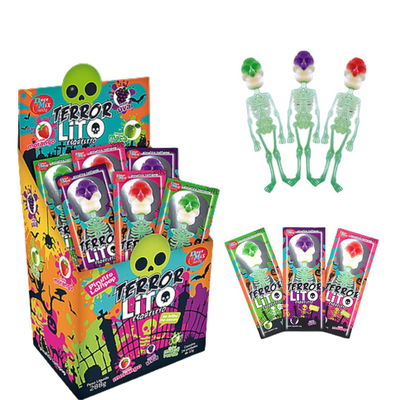 Chupetin esqueleto luminoso x30u
