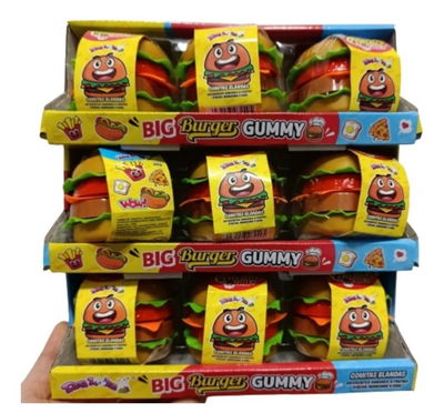 Hamburguesas gomita + juguete 