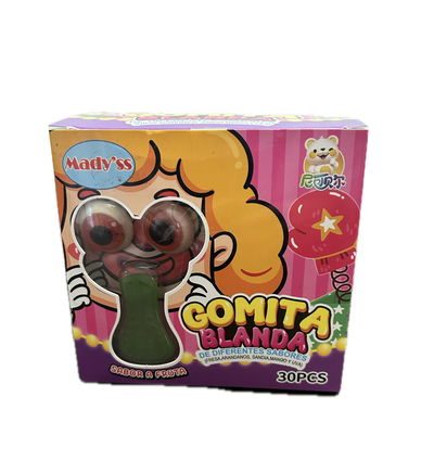 Gomitas ojos y lengua 