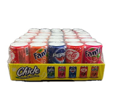 Chicles en lata x30u 