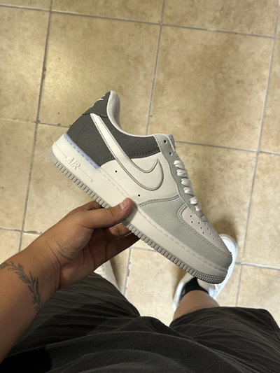 Nike Air Force TOP "Gris-Negro"