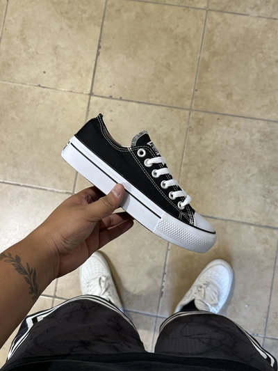 Converse All Star Plataforma "Negro"