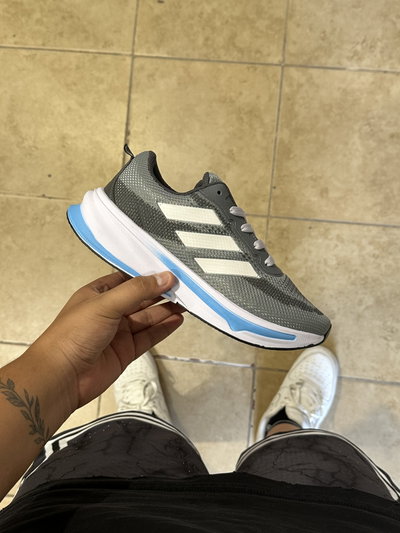 Adidas Supernova "Gris - Celeste"