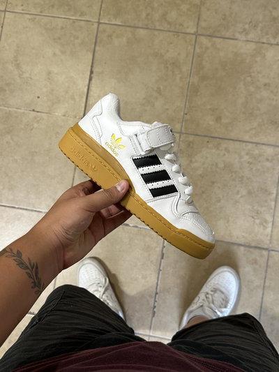 Adidas Forum Velcro "Blanco - Caramelo"