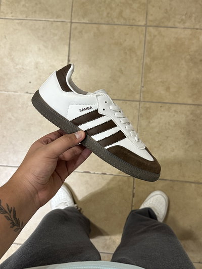 Adidas Samba Vegano TOP "Blanco - Marron"