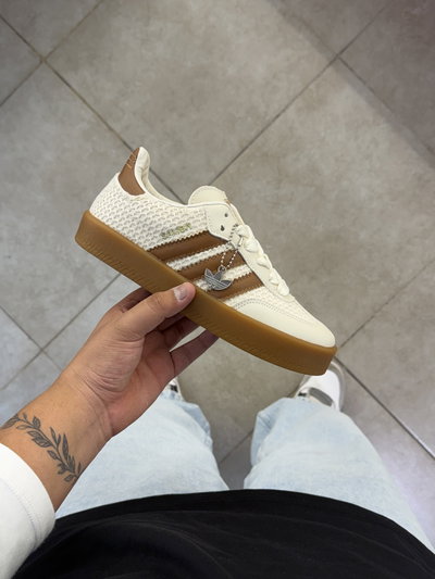Adidas Samba Plataforma "Tejido Marrón"