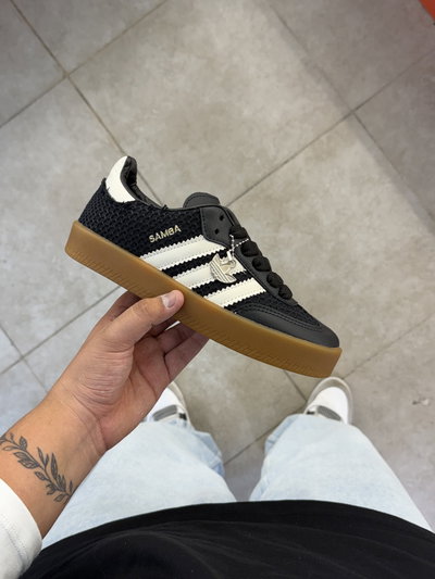 Adidas Samba Plataforma "Tejido Negro"