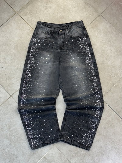Pantalón Jean Baggy "Strass"