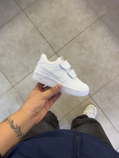 Nike Air Force Abrojo INFANTIL "Blanco"