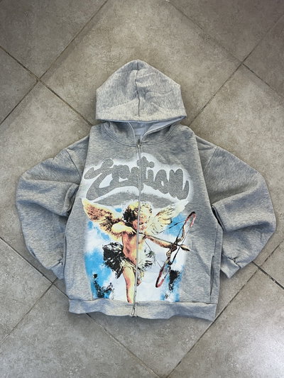 Campera Mixed Emotion "Angelito Gris"
