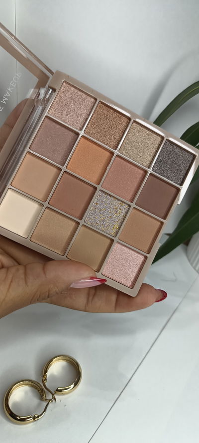 Paleta de sombras nude 