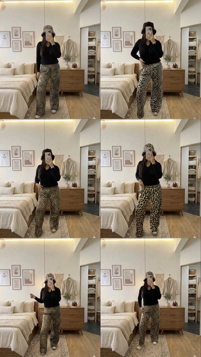 COMBO PALAZO SAFARI X3