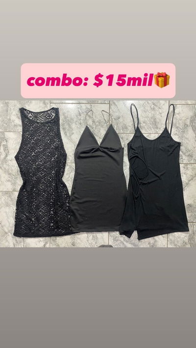 Combo Vestidos Negros
