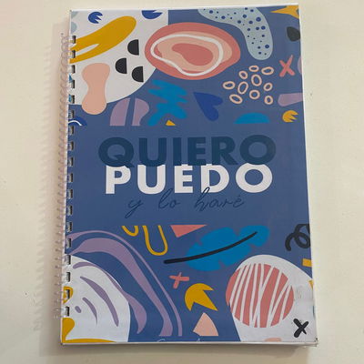 Cuaderno A4 de 50 hojas rayadas - "Si puedo"