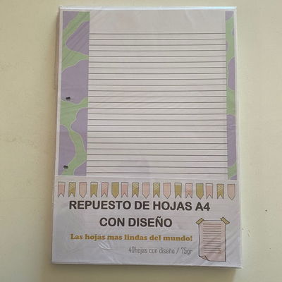 Block A4 Margen de Diseños 