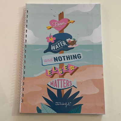 Cuaderno A4 de 50 hojas rayadas Playa