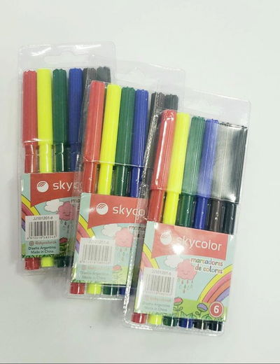 Marcador Skycolor x6 