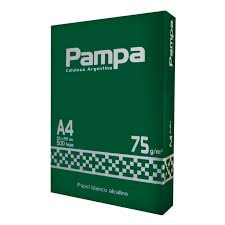 Resma A4 pampa 75g