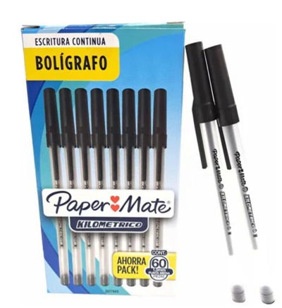 Boligrafo Paper Mate negra