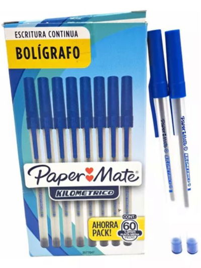 Boligrafo Paper Mate azul
