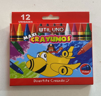 Crayones Maxi Util Uno x12 