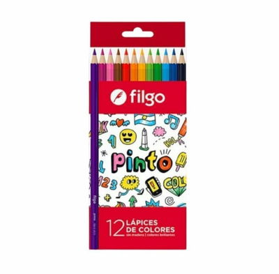 Lapices Colores Filgo x12 Largos 