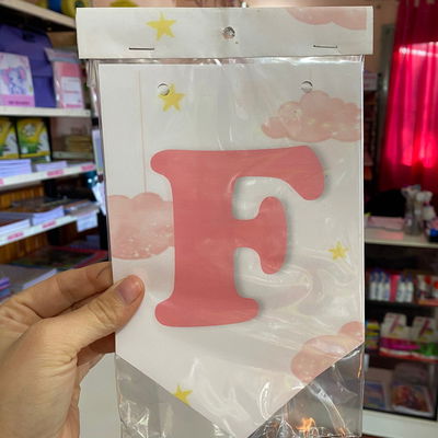 Banderin de Feliz Cumpleaños - Rosa