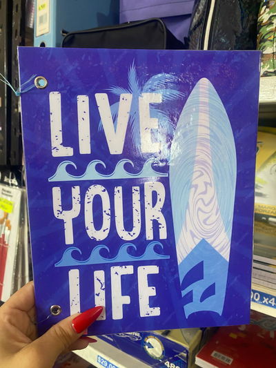 Carpeta N3 Live Your Life