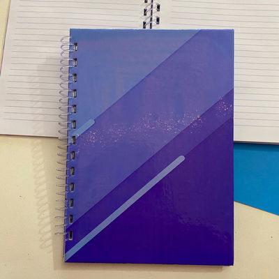 Cuaderno A5/50 hojas rayadas - Tapa Azul 