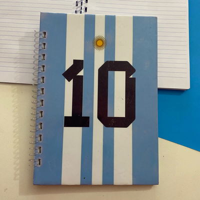 Cuaderno A5/50 hojas rayadas - Argentina 10 