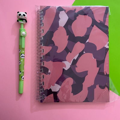 Cuaderno A5 Tapas Flexibles 50 hojas lisas - Manchas