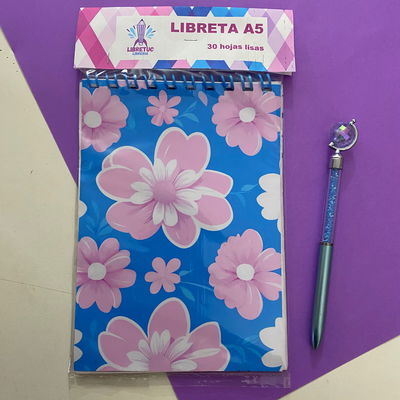 Libreta A6 - Tapas Flexibles de 30 hojas lisas