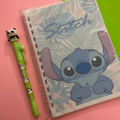 Cuaderno A5 Tapas Flexibles 50 hojas lisas - Stitch