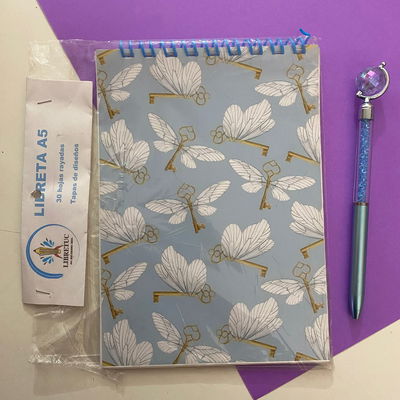 Libreta A6 - Tapas Flexibles de 30 hojas rayadas
