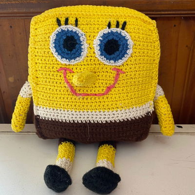 Bob Esponja tejido 