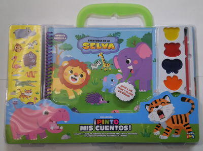 VALIJITA CON ACUARELAS- PINTO MIS CUENTOS - SELVA