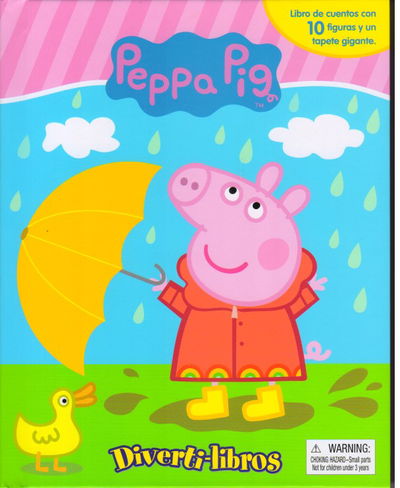DIVERTILIBROS - PEPPA PIG - INCLUYE 10 MUÑEQUITOS