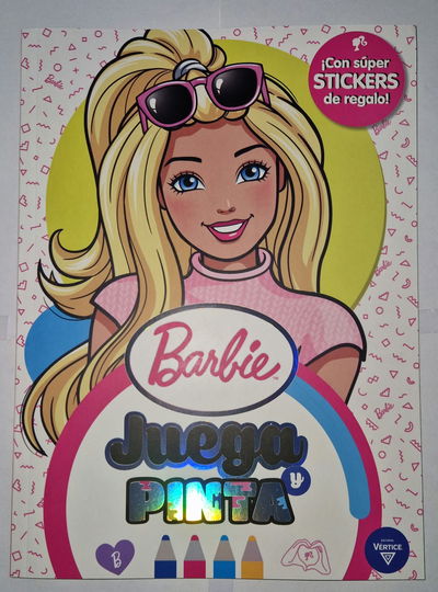 JUEGA Y PINTA - BARBIE