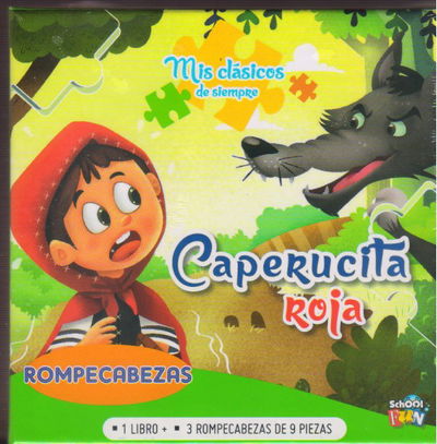MIS CLASICOS DE SIEMPRE -  ROMPECABEZAS - CAPERUCITA R