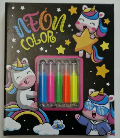 SET NEON COLOR - UNICORNIOS