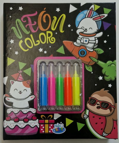 SET NEON COLOR - ANIMALES