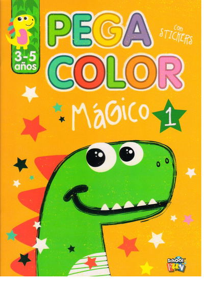 PEGA COLOR MAGICO 1 DINO - CON STICKERS