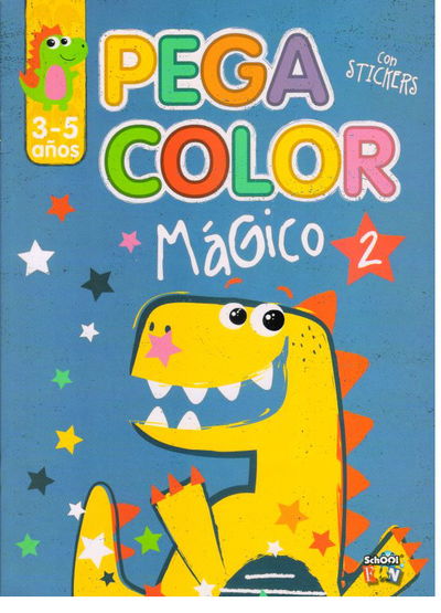 PEGA COLOR MAGICO 2 DINO - CON STICKERS