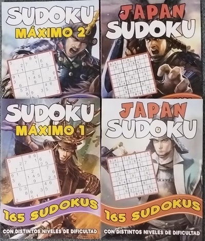 SUDOKU 4 TAPAS -164 JUEGOS