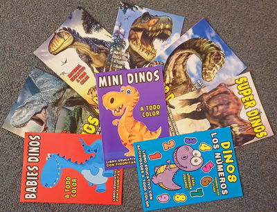 DINOS PARA COLOREAR - 8 TAPAS