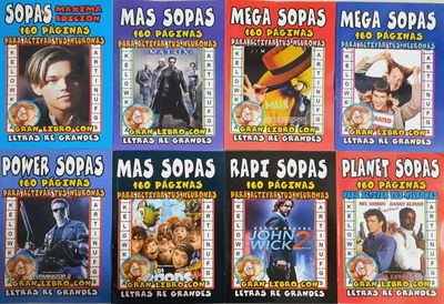 SOPAS DE LETRAS-10 TAPAS - CHICAS LOMO CUADRADO 160 PAG