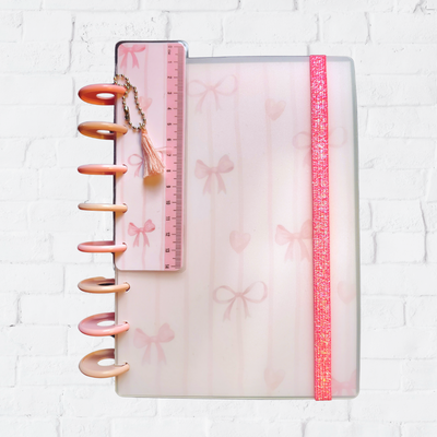 Cuaderno A5 Moñitos rosa