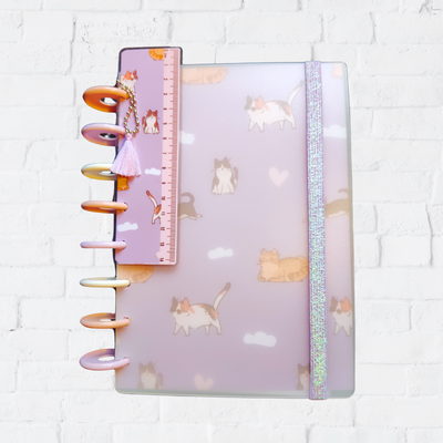 Cuaderno A5 Gatitos lila