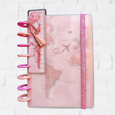 Cuaderno A5 Viajes rosa